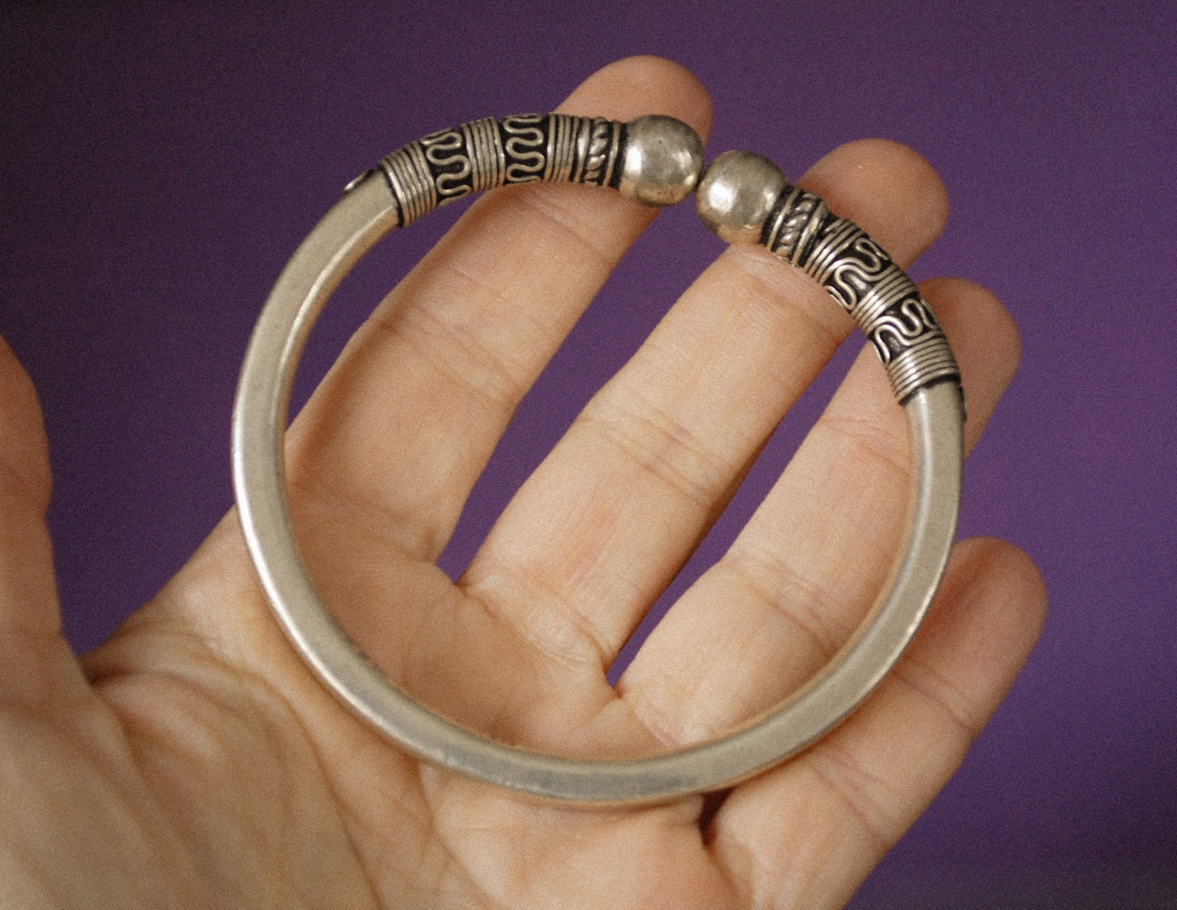 Ethnic Silver Bracelet from India