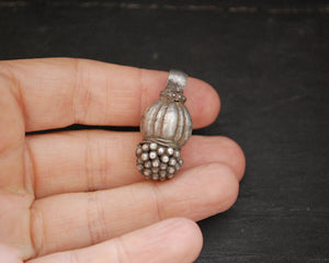 Old Rajasthani Silver Amulet Pendant