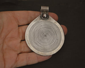 Large Berber Spiral Pendant from Morocco