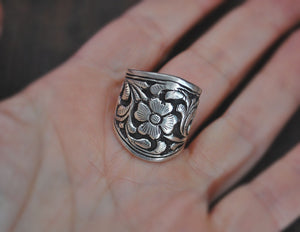 Ethnic Band Ring from India - Size 6.5