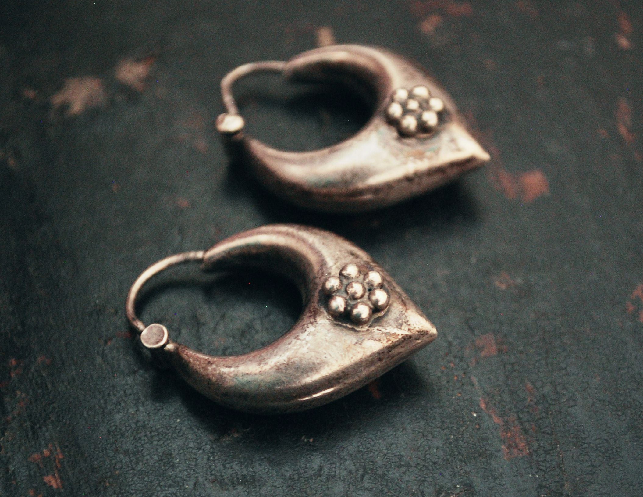 Ethnic Hoop Earrings from India