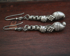 Rajasthani Silver Earrings