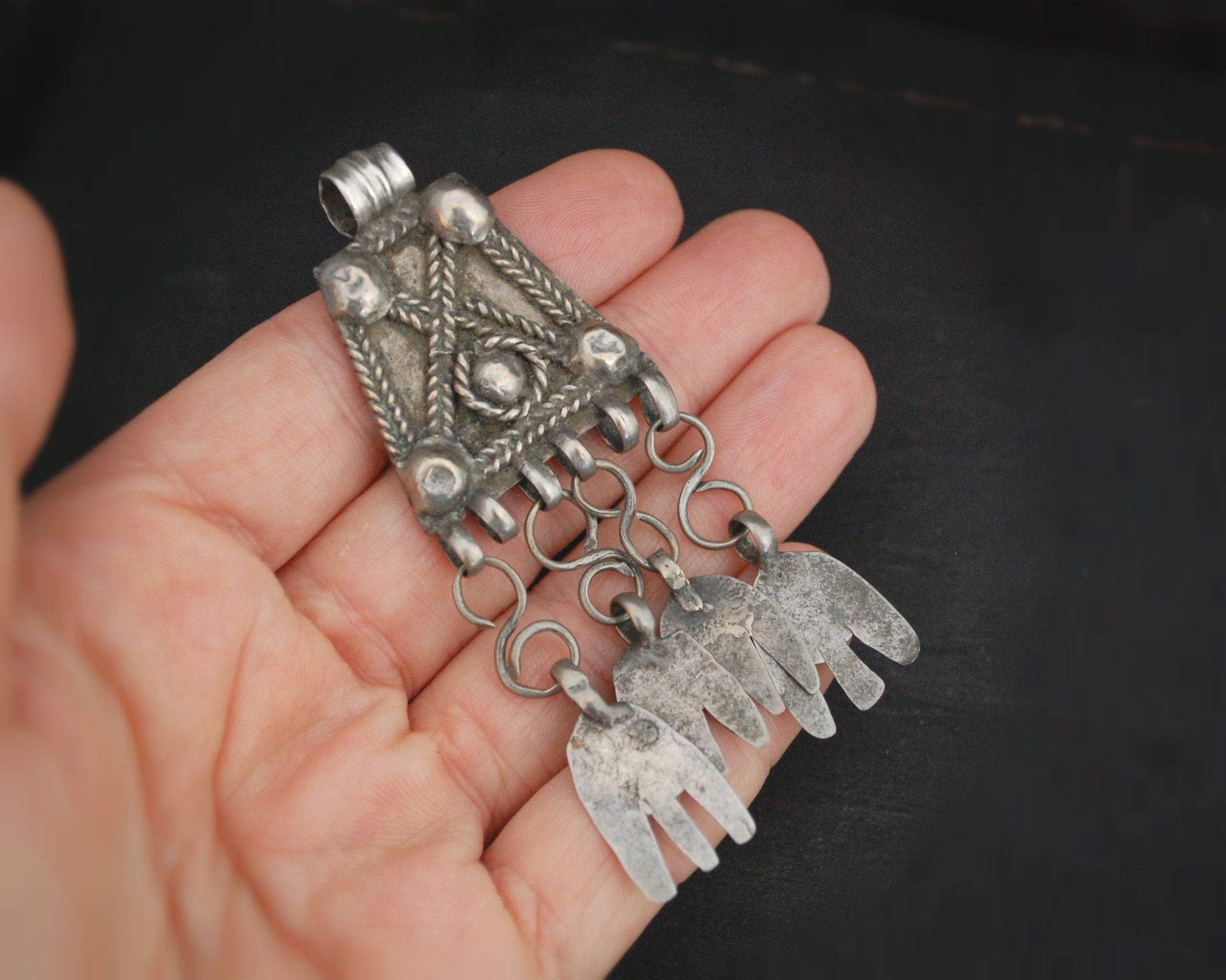 Ethiopian Pendant with Dangles