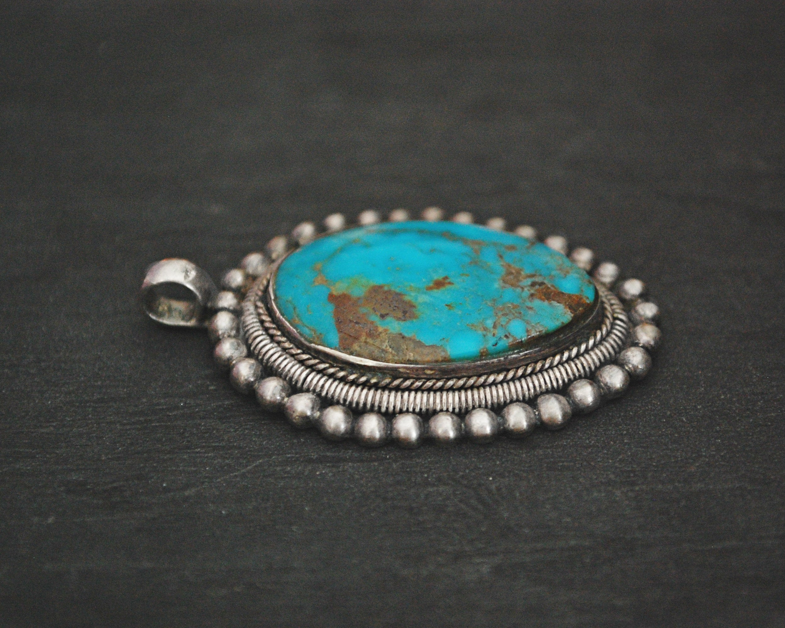 Native American Turquoise Pendant