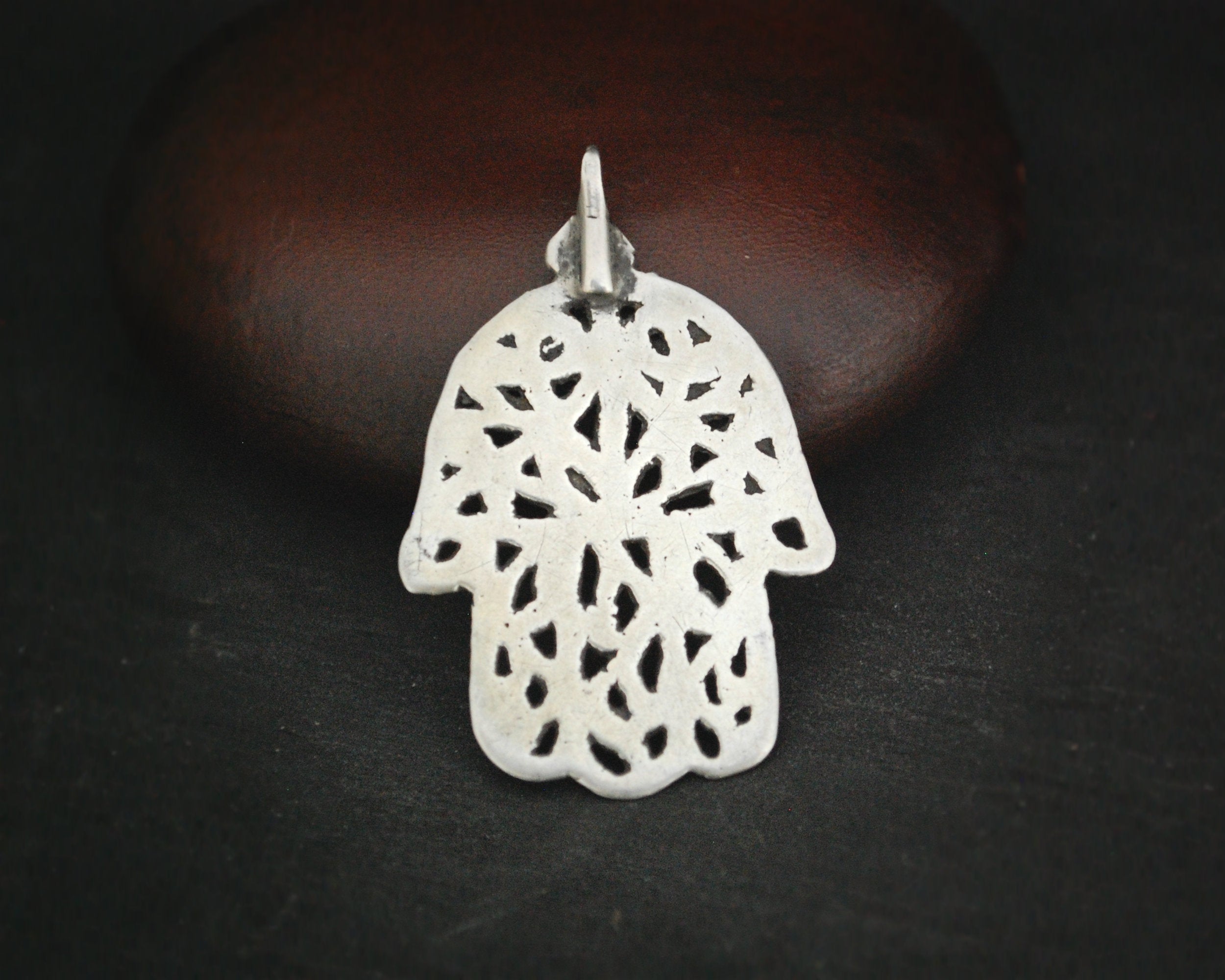 Antique Tunisian Hamsa Pendant