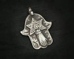 Berber Hamsa Silver Pendant