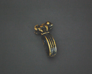 Old Lobi Chameleon Brass Ring - Size 7.75 /8