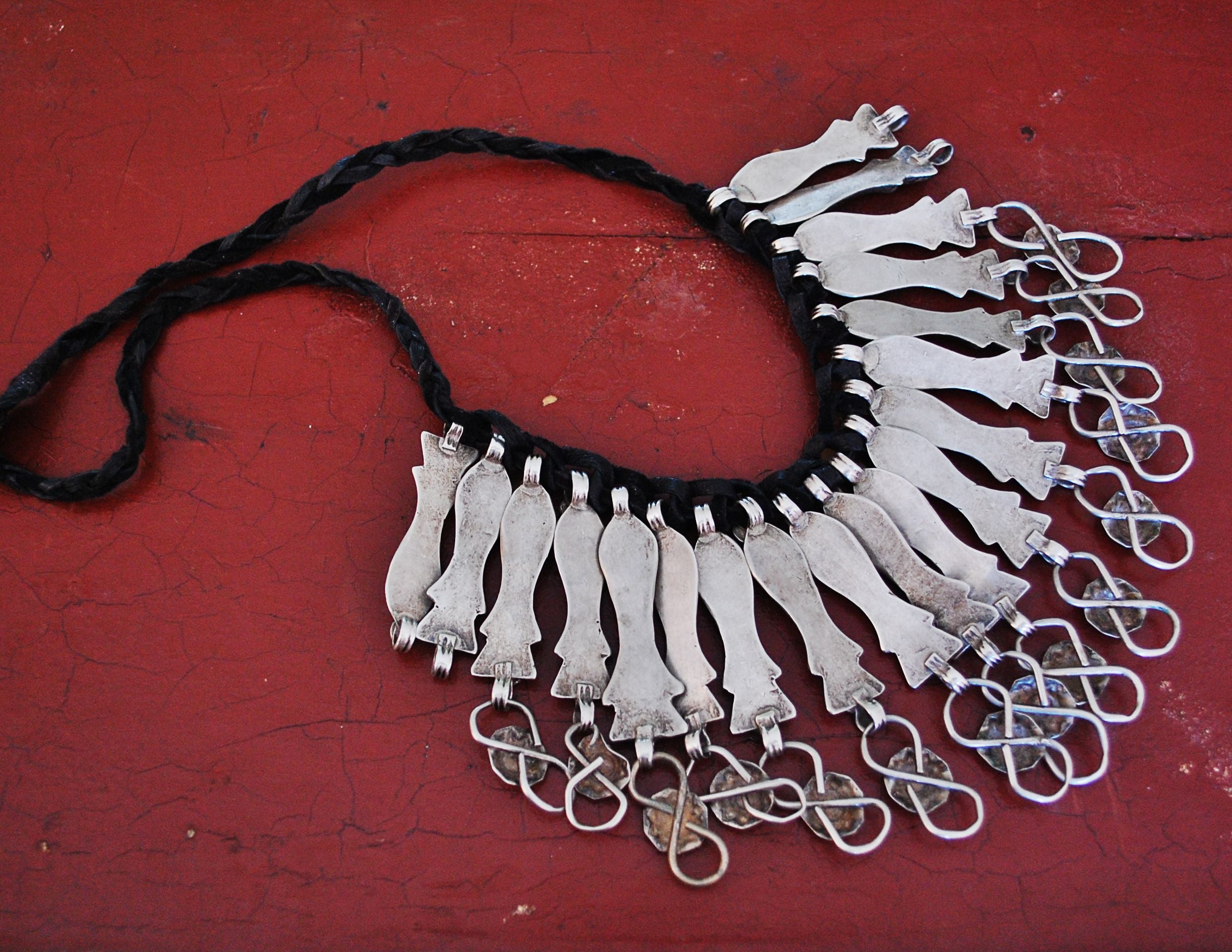 Old Afghani Charm Necklace