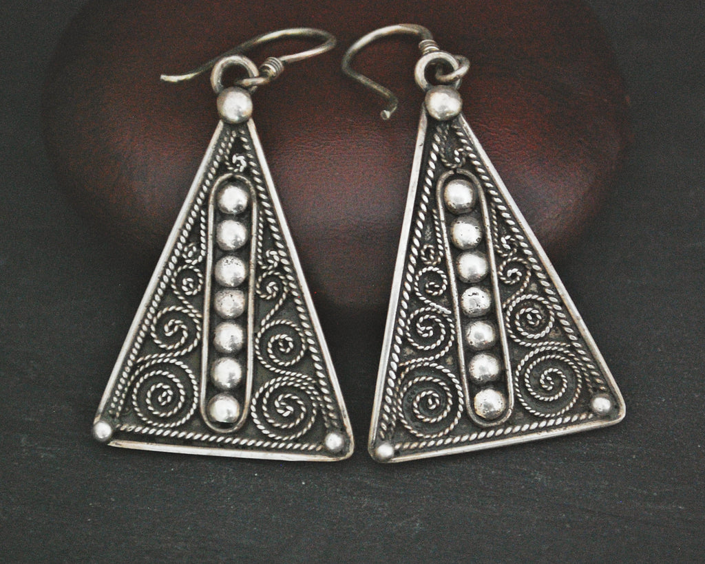 Nepali Filigree Dangle Earrings