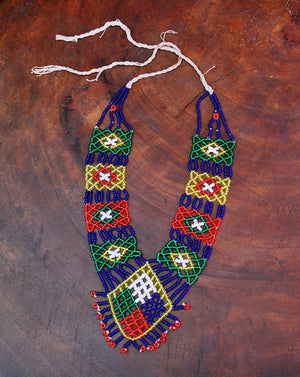 Vintage Mexican Beaded Necklace