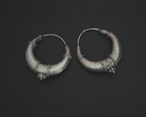 Ethnic Onyx Hoop Earrings SMALL / MEDIUM