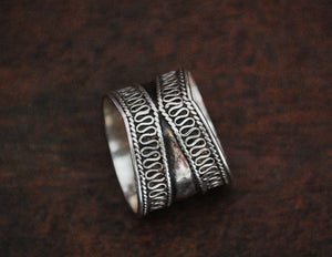 Ethnic Cigar Band Ring - Size 8