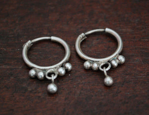 Rajasthani Hoop Earring with Bell - XS