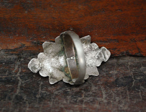 Antique Afghani Silver Ring - Size 9