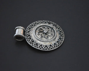 Indian Silver Pendant - Sterling Silver