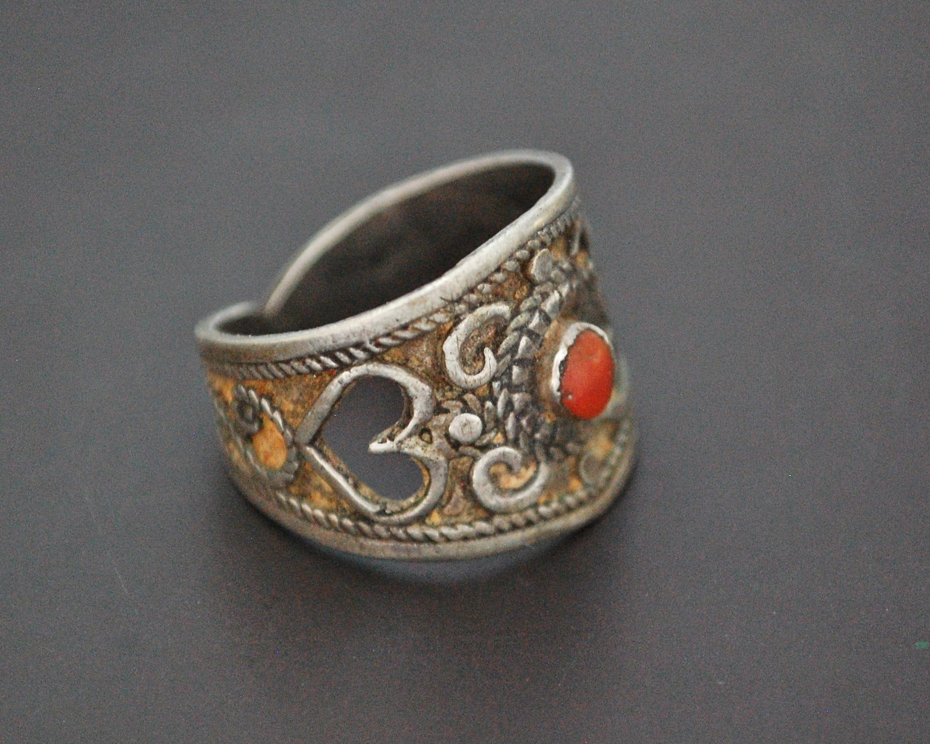 Berber Coral Ring - Size 7.5+