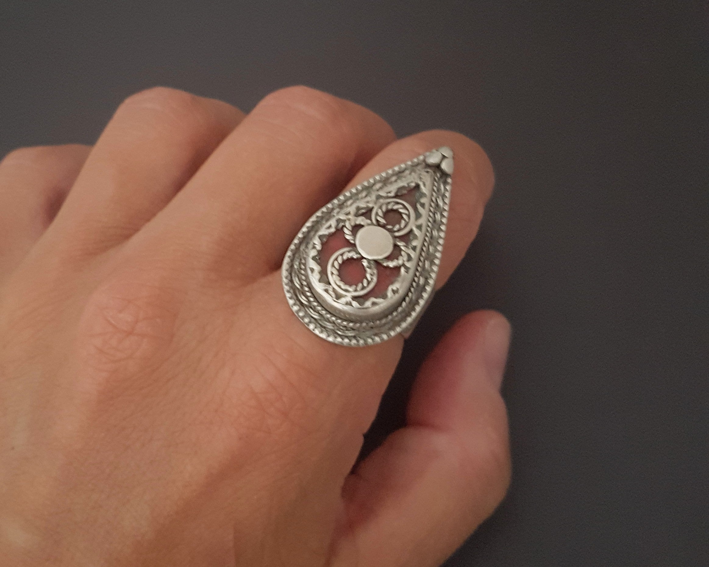 Kazakh Silver Ring - Size 7