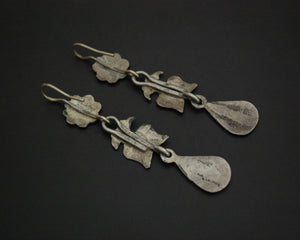 Vintage Kuchi Niello Earrings from Afghanistan Pakistan