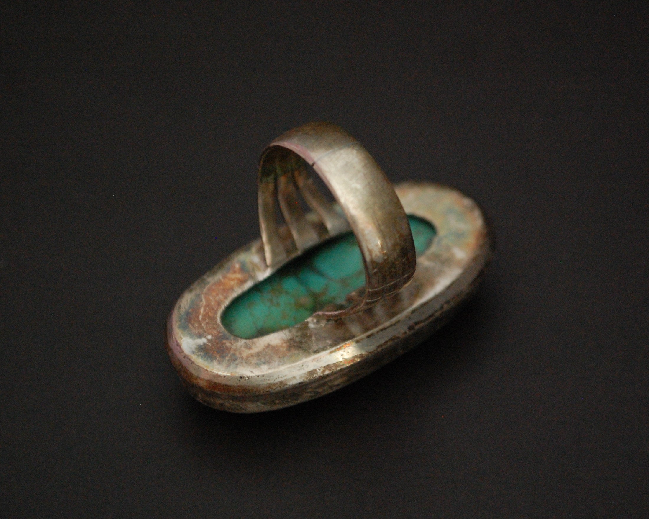 Ethnic Turquoise Ring - Size 6