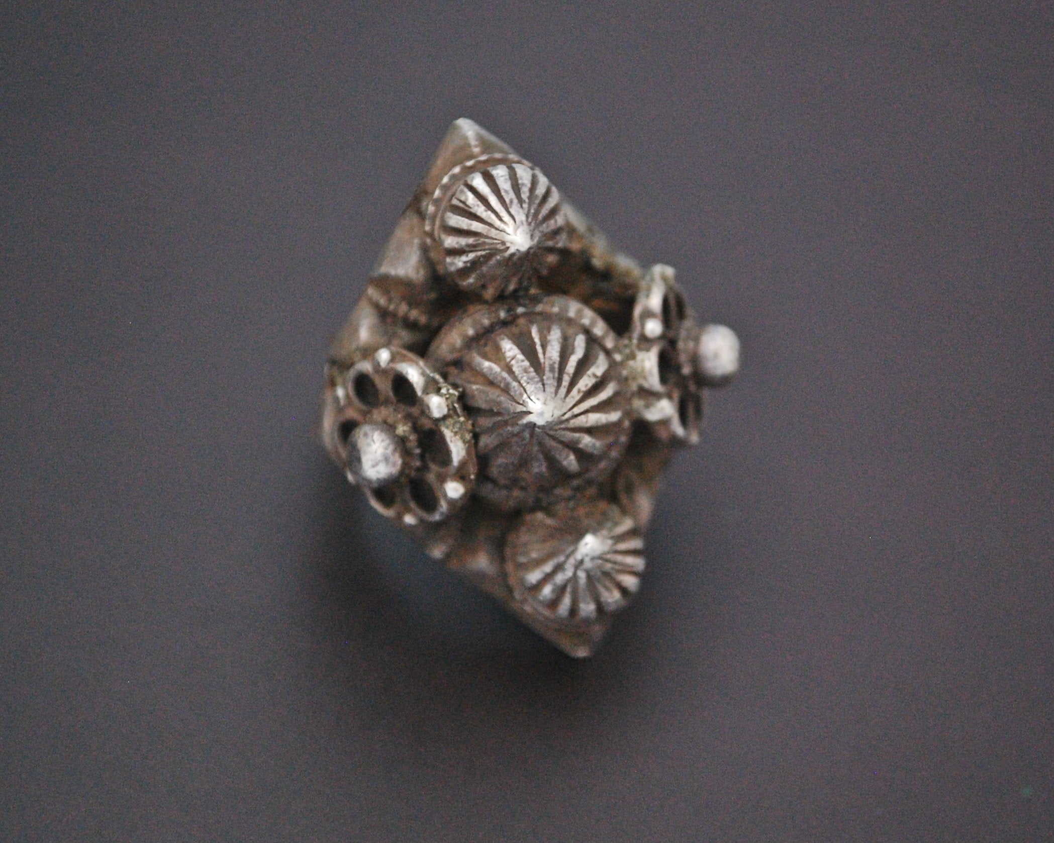 Reserved for Y.M. - Heavy Tribal Indian Silver Ring - Size 6+ – Cosmic Norbu