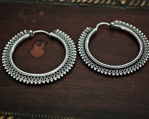 Rajasthani Hoop Earrings - LARGE