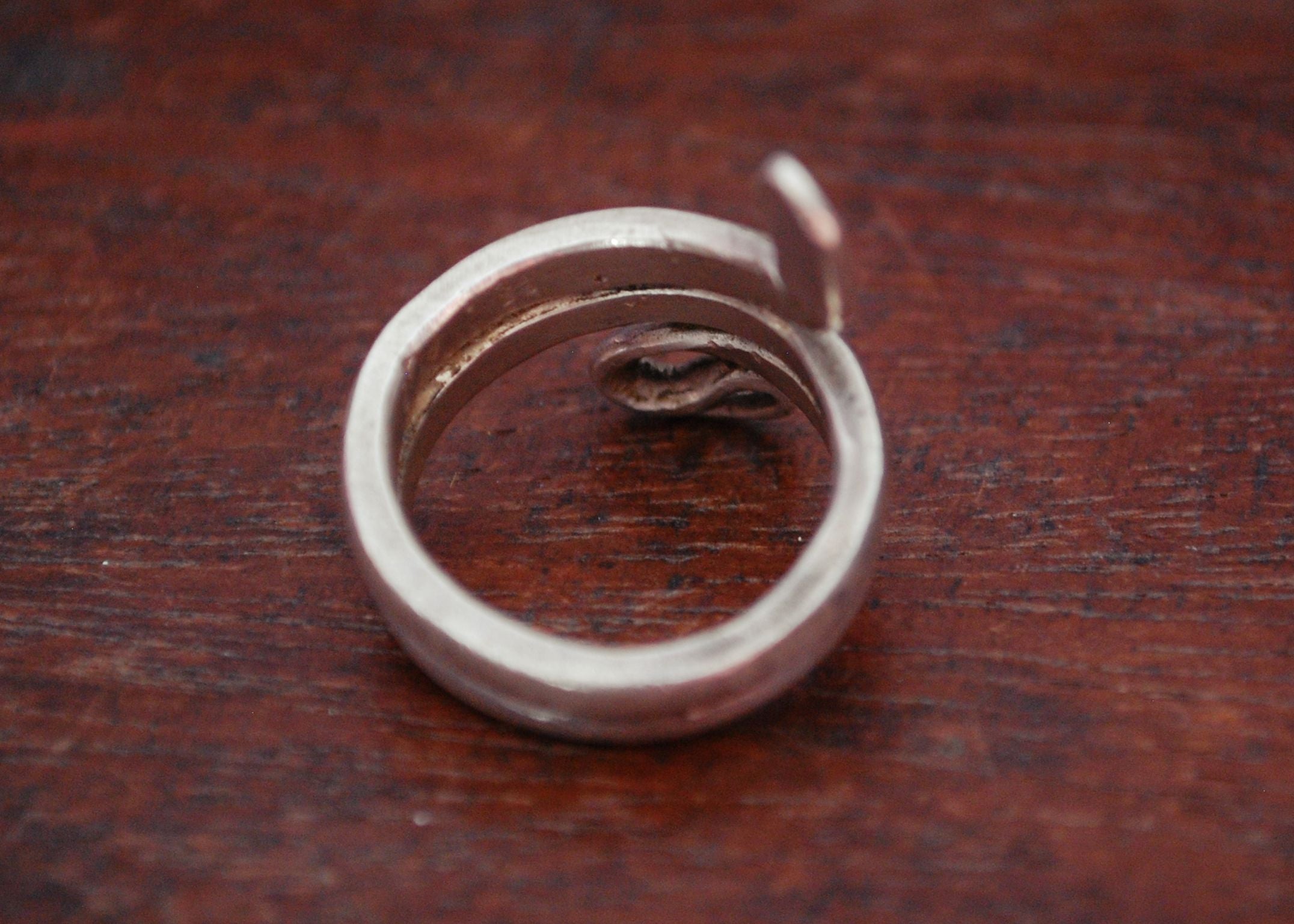 Snake Coil Ring from India - Size 8.5