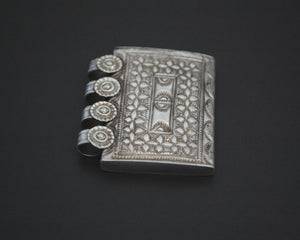 Openable Afghani Silver Box Pendant