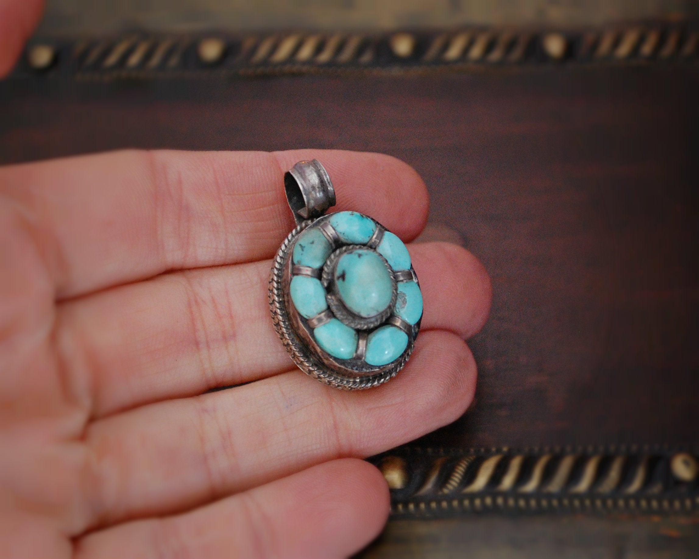 Nepali Turquoise Pendant