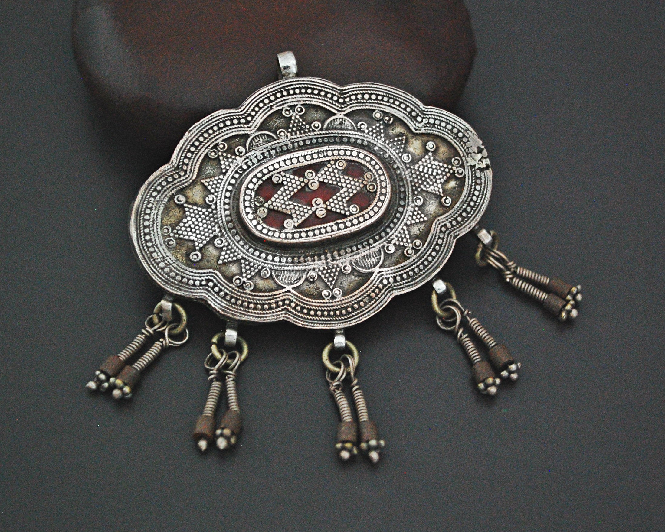 Kazakh Pendant with Dangles