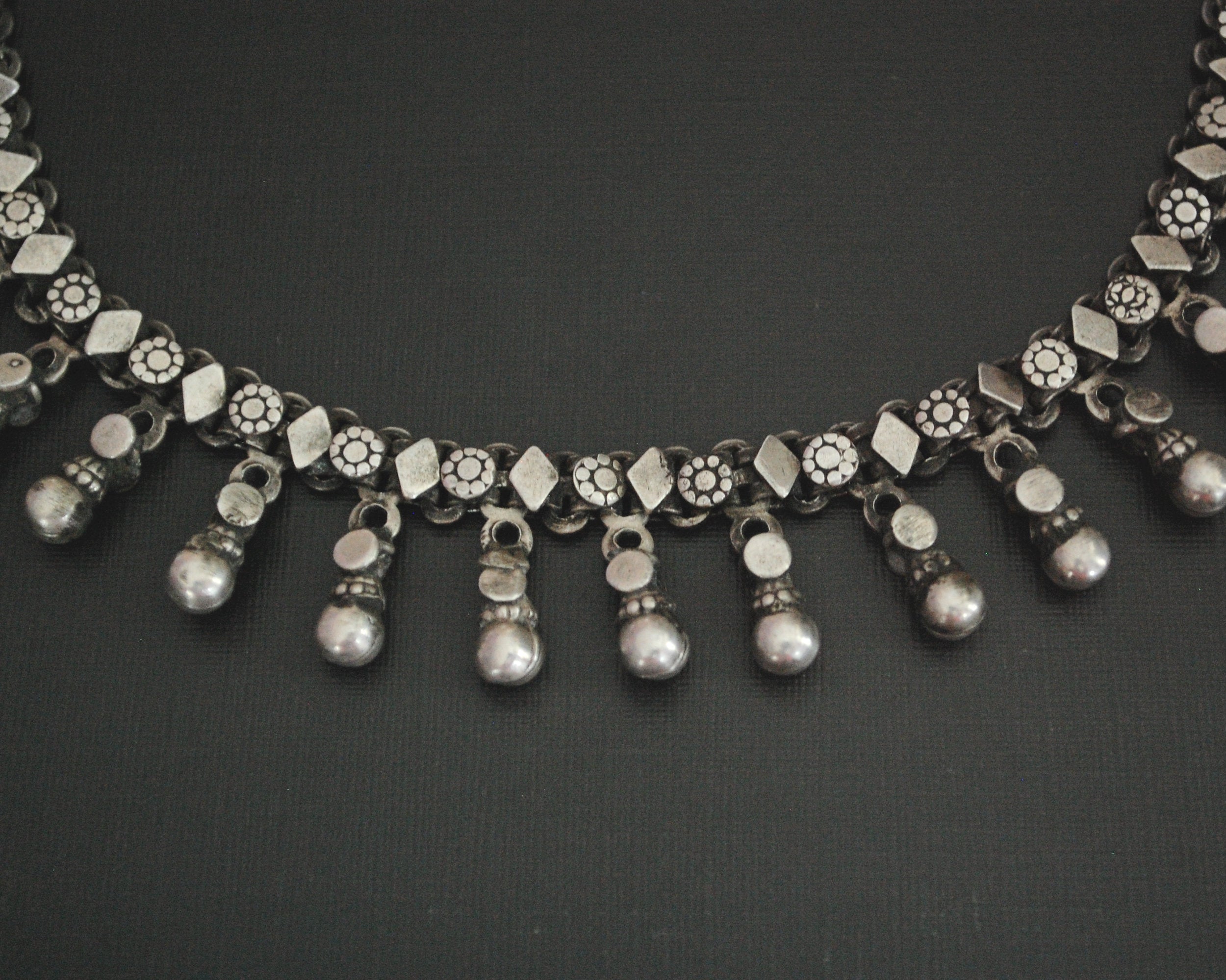 Indian Silver Choker Necklace