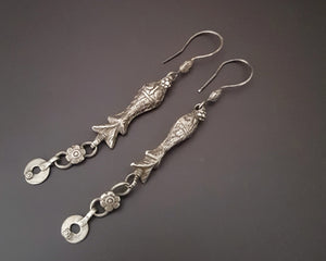 Afghani Fish Dangle Earrings