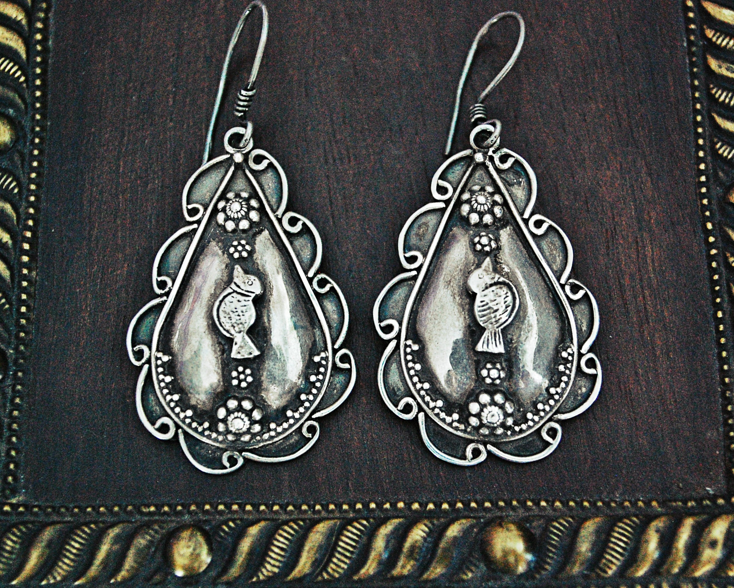 Rajasthani Silver Earrings