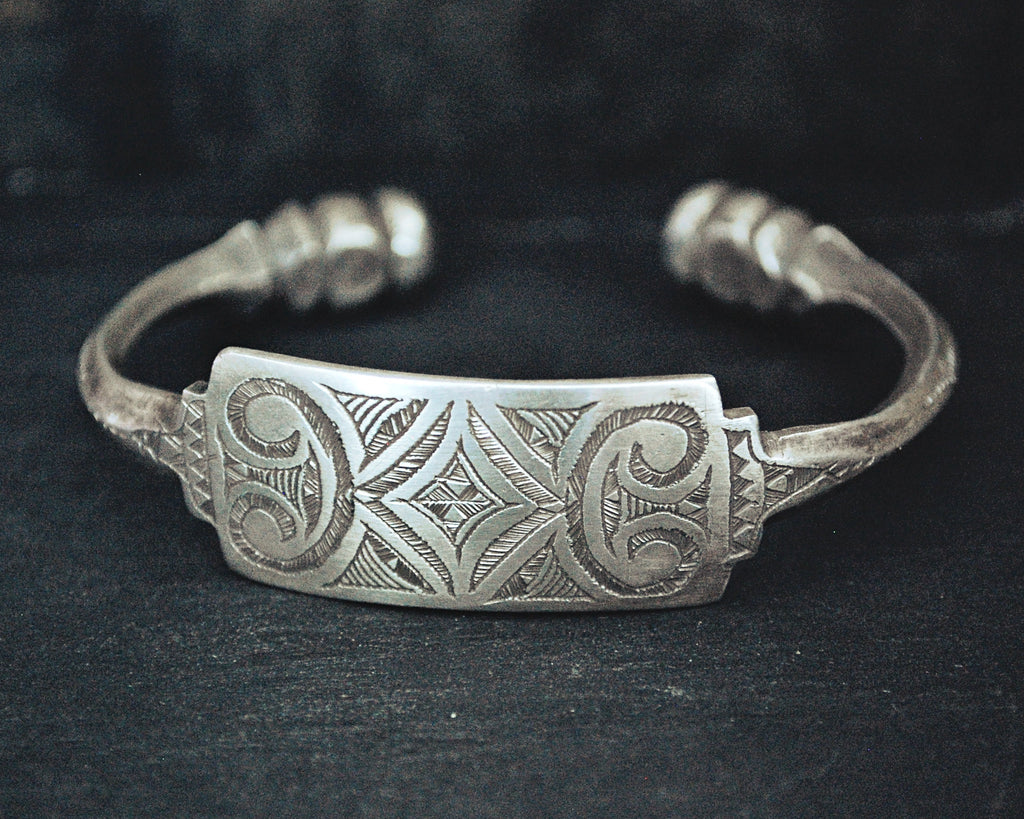 Inciseled Mauritanian Cuff Bracelet