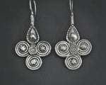 Vintage Afghani Silver Earrings