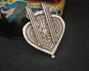 Rajasthani Silver Peacock Pendant