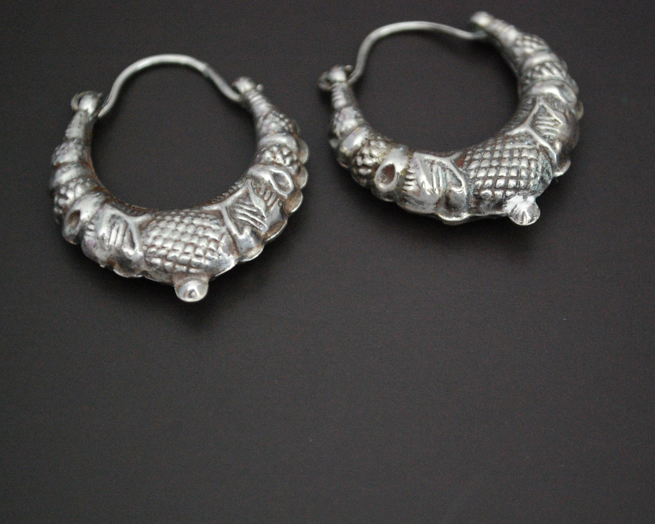 Nepali Hoop Earrings - SMALL / MEDIUM