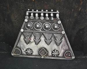 Old Rajasthani Silver Amulet Pendant