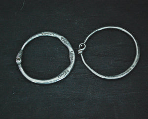 Lybian Berber Hoop Earrings - Rare Small Pair