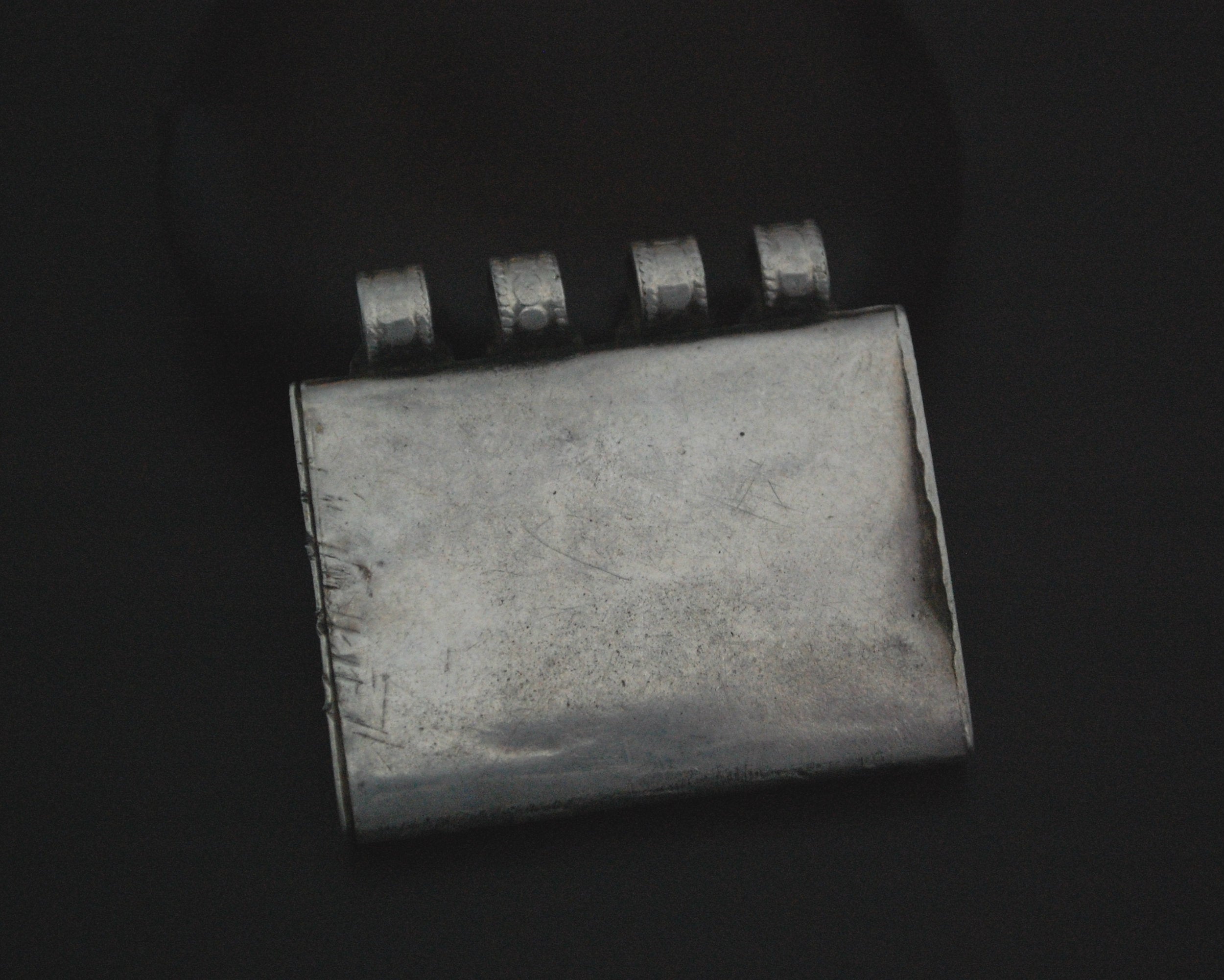 Openable Afghani Silver Box Pendant