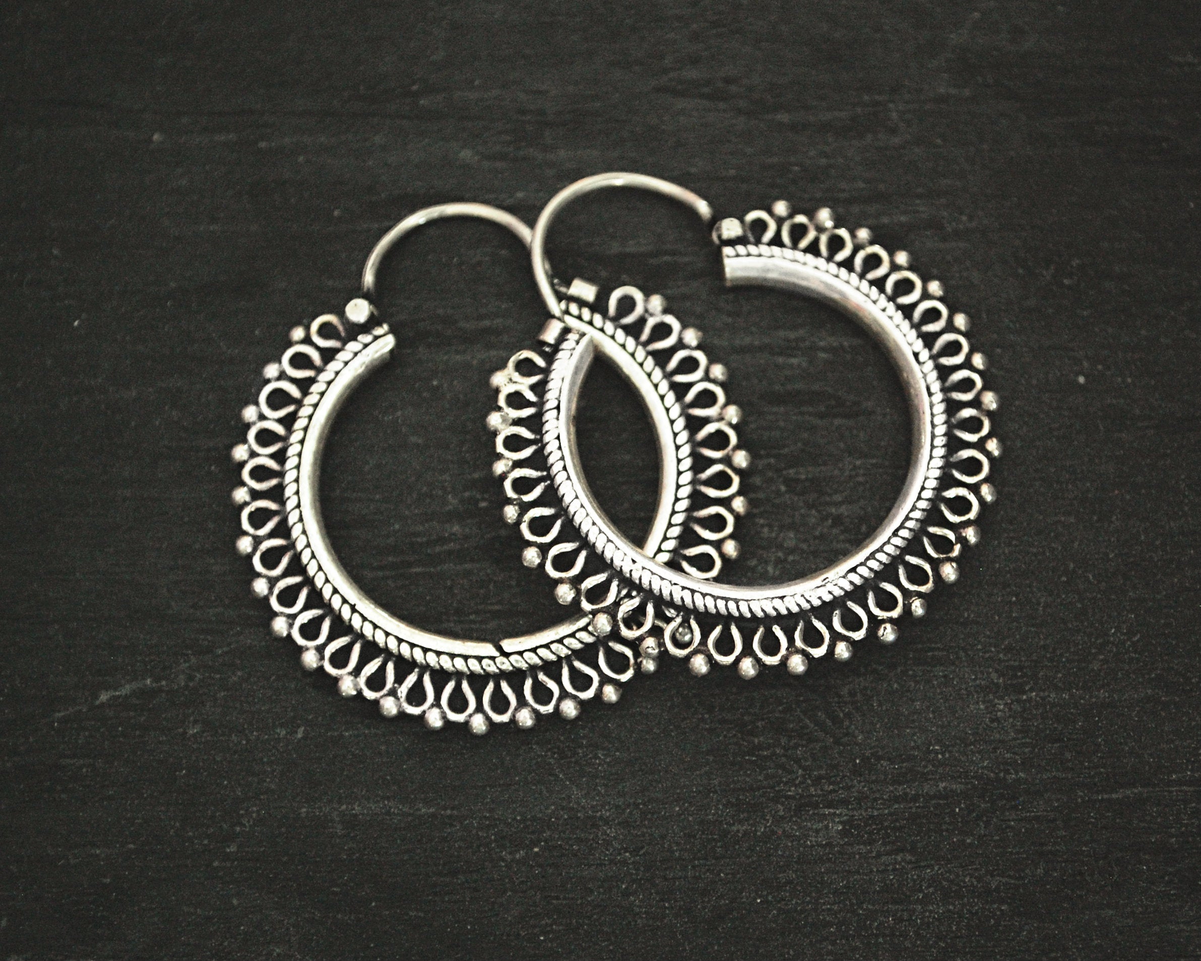 Rajasthani Hoop Earrings - MEDIUM