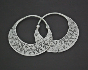 Large Nubian Hoop Earrings