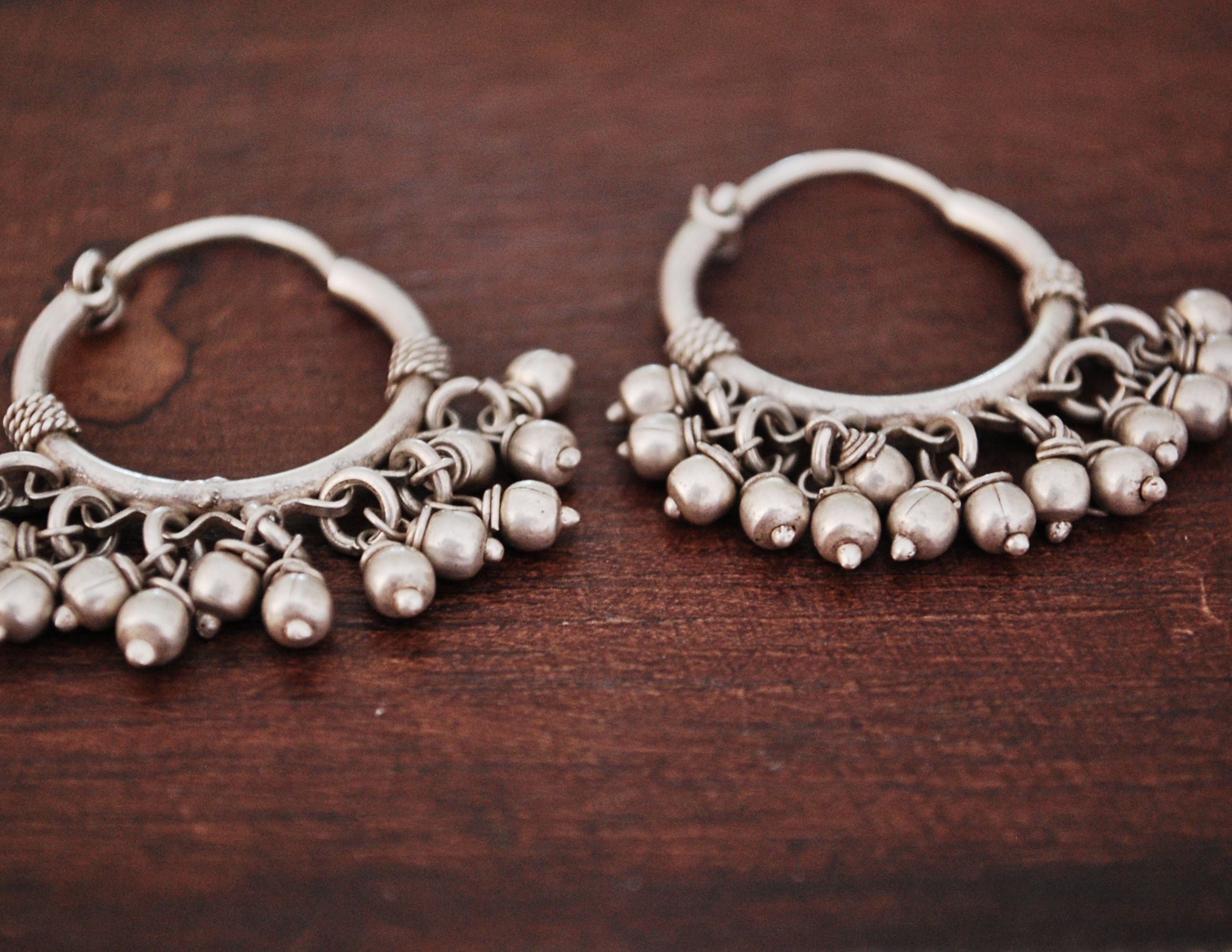 Rajasthani Hoop Earrings with Bells