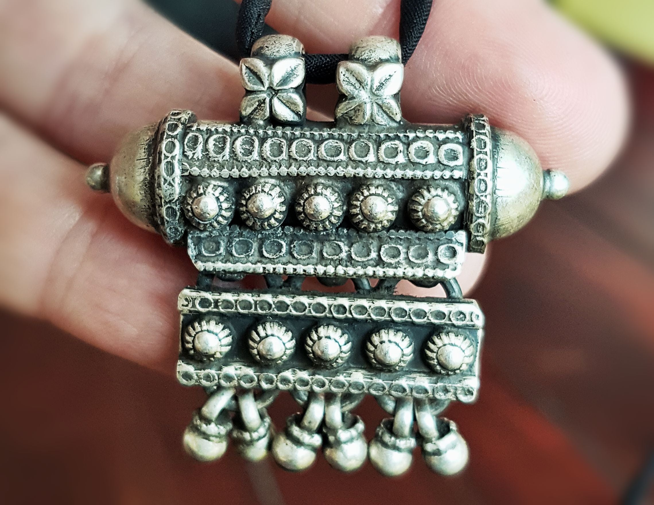 Rajasthani Silver Taviz Amulet