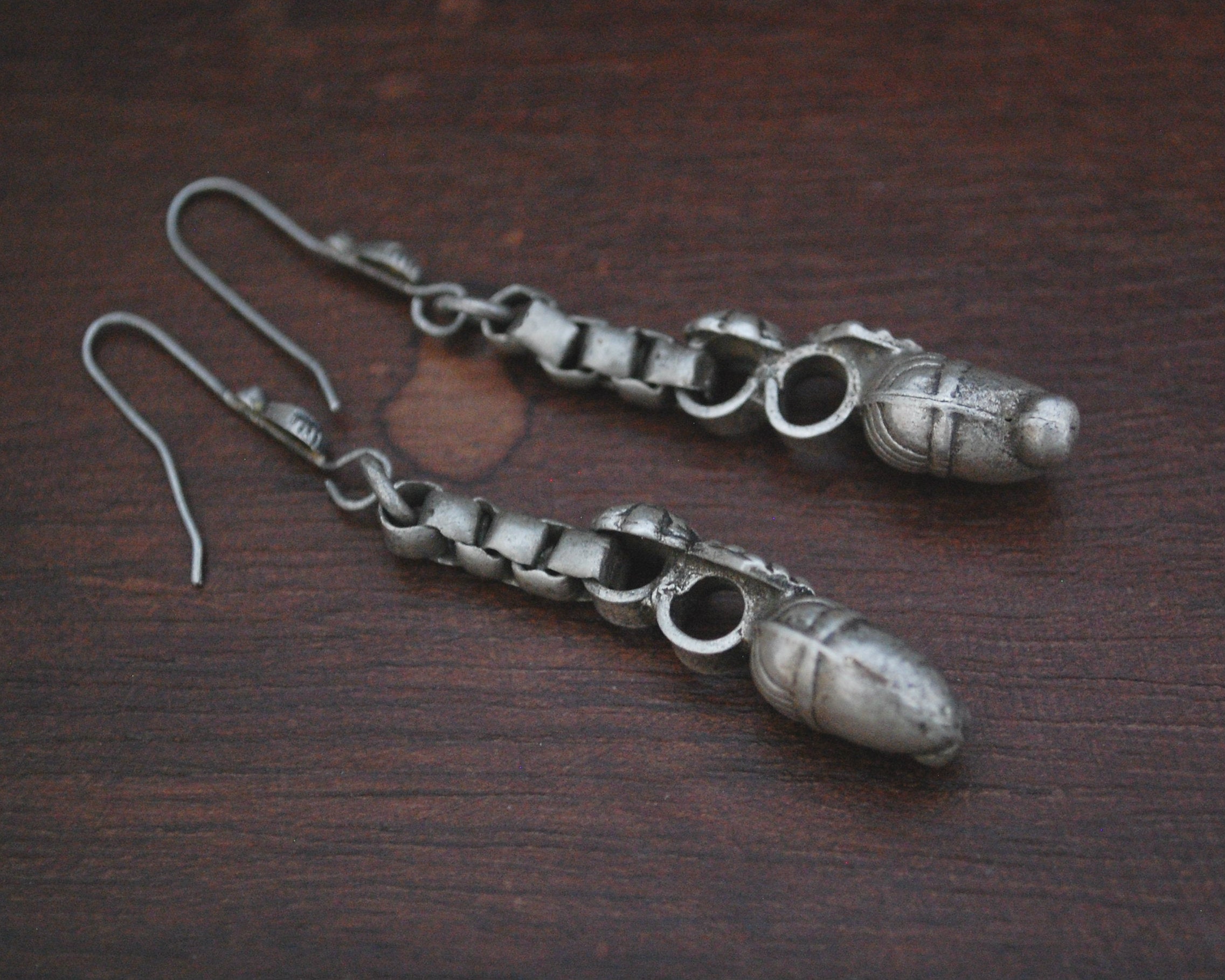 Rajasthani Silver Earrings