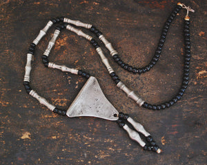 Tuareg Silver Necklace with Amulet