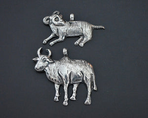 Nepali Animal Pendant - Ram and Cow