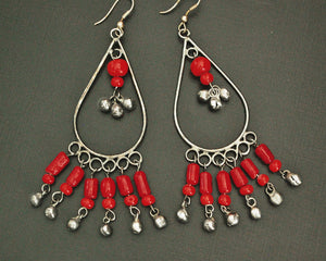 Ethnic Dangle Earrings with Bells