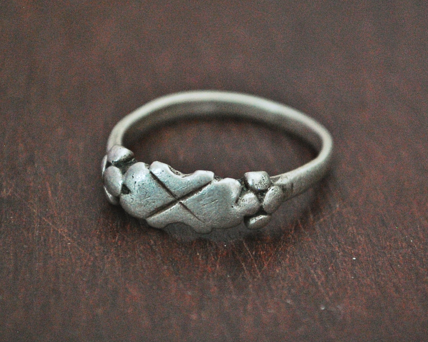 Fine Berber Silver Ring - Size 9