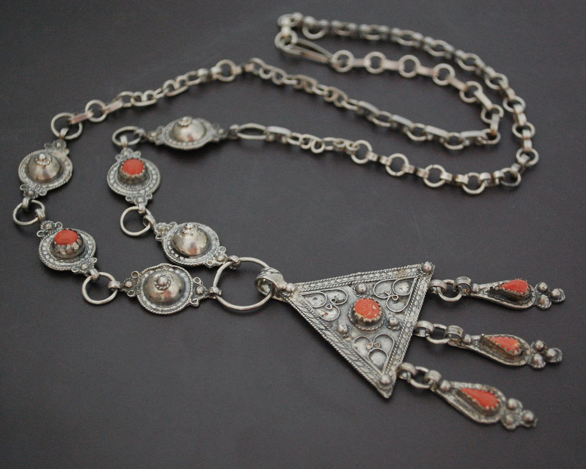Berber Kabyle Coral Necklace – Cosmic Norbu