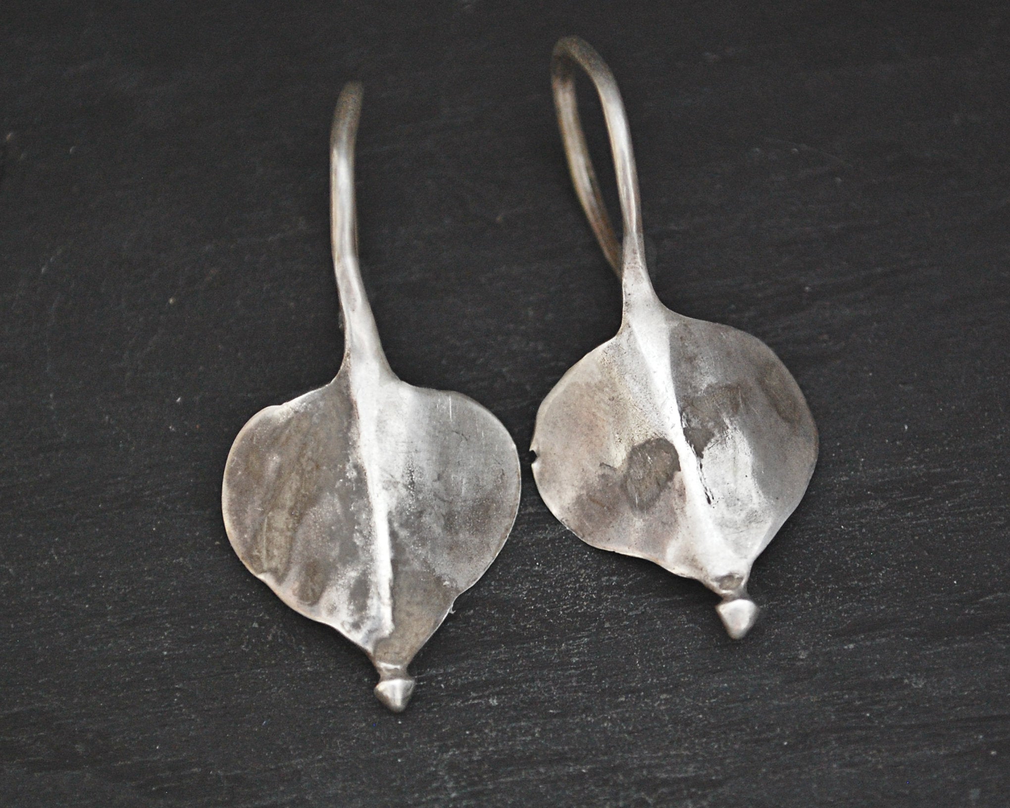 Old Tribal Rajasthani Silver Earrings